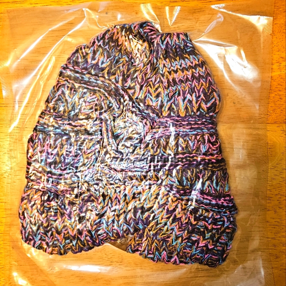 Multi Colored Beanie Hat 🧤🧣